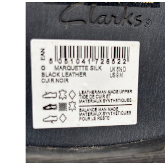 Clarks Marquette Silk Black Leather Boots Size 9M Equestrian Riding Classic - Picture 14 of 14